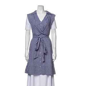 Milly gingham checked dress, size 2